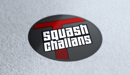Squash Challans – création de logo
