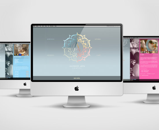 Alchemy Arts Center – création de site internet catalogue en ligne