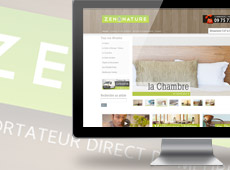 Zen & Nature – création de site internet catalogue en ligne