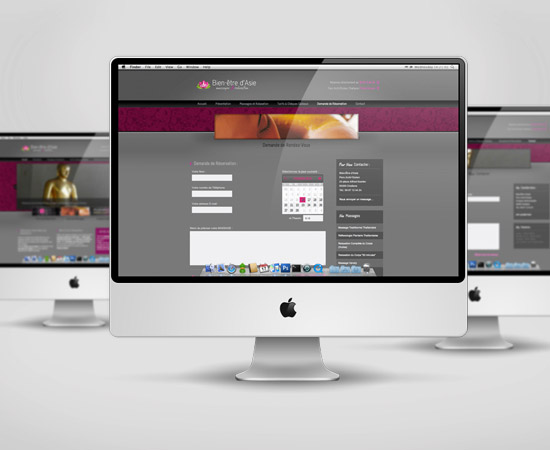 Bien Être d’Asie – création de site internet vitrine