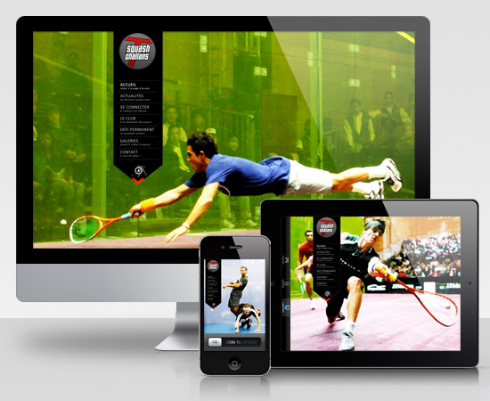 Squash Challans – création de site internet vitrine / blog