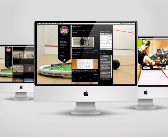 Squash Challans – création de site internet vitrine / blog