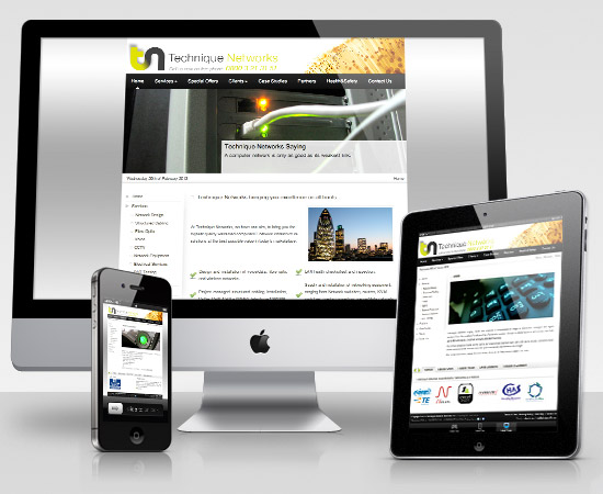 Technique Networks – création de site internet vitrine