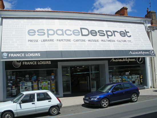 Espace Despret – réalisation de banne extérieure