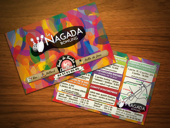 Le Nagada – réalisation de flyers publicitaires