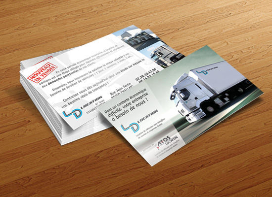 LD Location – réalisation de flyers publicitaires
